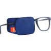 Astropic Large Silk Eye Patch for Adults Kids Big Glasses to Cover Either Eye (Large, Navy Blue) view 1