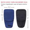 Astropic Large Silk Eye Patch for Adults Kids Big Glasses to Cover Either Eye (Large, Navy Blue) view 3