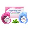 XLENT Floss Expandable Dental Floss  Activated Charcoal with Xylitol & Plant-Based Wax | Fresh Mint Flavor | PFAS & PTFE Free | 50 m x 2 view 1