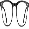 Blue Light Blocking Glasses, Computer Reading/Gaming/TV/Phones Glasses for Women Men, Anti Eyestrain & UV Glare Black view 2