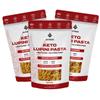 Aviate Keto Pasta Rotini - Low Carb (3g Net) Lupini Noodles, High Protein (20g), Gluten-Free, Made with Lupin Flour, Plant Based Vegan, Keto-friendly, Low Carb - Rotini (8oz) (Pack of 3) view 1