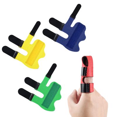 4pcs Finger Splints, Soft Fabric Upgraded Splints Finger Brace for Arthritis Broken Finger Protection Pain Relief Broken Fingers Straightening (4 Colors)
