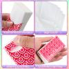 160 Counts Pocket Sized Facial Tissues Travel Tissues 3 Ply Small Portable White Facial Tissue with Geometric Print Designed Package view 4