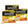 Airborne 1000mg Vitamin C + Zinc Sugar Free Multivitamin Immune Support Effervescent Fizzy Drink Tablets, Zesty Orange Flavor with Powerful Antioxidants Vitamins A C & E, 30 Tablets (3 Pack)