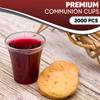 Steadfast Selections Bulk Premium 2000 Plastic Communion Cups - Disposable Holy Communion Cup Set for Church Service - Fellowship Sacrament Cups for Santa Cena view 2