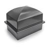 Crowne Vault Recycled Urn Vault for Underground Burial | Fortified Urn Vaults to Hold Cremation Urns for Cemetery and Ground Burials | Made in The USA and Responsibly Manufactured (Coronet, Carbon) view 1
