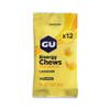 GU Energy Chews, Lemonade Energy Gummies with Electrolytes, Dairy-Free, On-The-Go Energy for Any Workout, 12 Bags (24 Servings Total) view 1