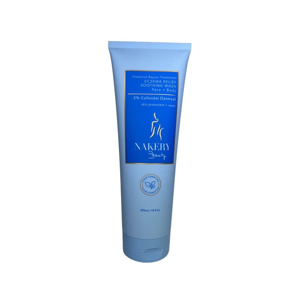 Nakery Intensive Repair Treatment Eczema Relief Soothing Wash for Face & Body | 2% Colloidal Oatmeal | Immediate Relief