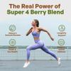 Go Nutra Organic Freeze Dried Acai Berry Blend for Bowls | Superfood Smoothie Mix with 4 Immune Boosting Berries | Acai Maqui Elderberry Acerola | Antioxidant Freeze Dried Berries 15 Servings 8oz view 4