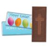 12ct Personalized Easter Candy Party Favors Cross Embossed Chocolate Bars & Wrappers (12 Pack) - No Assembly Required - Hatched Bunny view 1