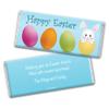 12ct Personalized Easter Candy Party Favors Chocolate Bars & Wrappers (12 Pack) - No Assembly Required - Hatched Bunny view 2