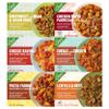 Miss Olive's Variety Pack Microwavable Ready to Eat Lower Sodium Ready Meals (Bundle of 6)-1 of each flavor view 1