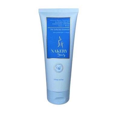 Nakery Intensive Repair Treatment Eczema Relief Soothing Cream for Face & Body | 2% Colloidal Oatmeal | Immediate Relief