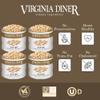 Virginia Diner Gourmet Extra Large Virginia Peanuts Blister Roasted Nuts All Natural Healthy Snack Gift 36oz (4 Pack) Salted view 3