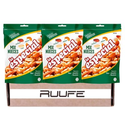 Planters roasted nuts (3 pack) | Mani La especial Cashew almonds and peanuts Mix | Mani la especial Colombia Colombian snacks mecato colombiano