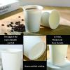 100 Park Disposable Hot Coffee Cups - Bulk 8 Oz Paper Cups, Disposable cups view 2