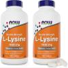 NOW Foods L-Lysine 1000mg - Double Strength - 300 Tablets (Pack of 2) - Non-GMO Amino Acid Supplement (Llysine Hydrochloride)- 1000 mg Tabs - Vegan/Vegetarian view 1