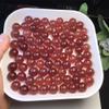 WGPHD Meditation Home 1pc Small Red Strawberry Quartz Sphere Ball Crystal Healing Stone Mineral Gemstone Jewellry DIY (Size : 1pc) view 3