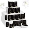 100 Packs Memorial Facial Tissues Those We Love Don't Go Away Inspirational Poem Pocket Tissues 3 Ply Napkins Packs Funerals Wedding Supplies for Family Relatives Guests, 700 Sheets(Black) view 1