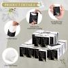 100 Packs Memorial Facial Tissues Those We Love Don't Go Away Inspirational Poem Pocket Tissues 3 Ply Napkins Packs Funerals Wedding Supplies for Family Relatives Guests, 700 Sheets(Black) view 3
