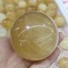 WGPHD Meditation Home 45-55mm Natural Yellpw Calcite Quartz Crystal Sphere Ball Gemstone Home Decor view 2