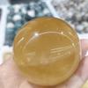 WGPHD Meditation Home 45-55mm Natural Yellpw Calcite Quartz Crystal Sphere Ball Gemstone Home Decor view 4