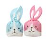 Dzrige 100 Pieces Easter Bunny Cellophane Treat Bags Rabbit Ear Gift Bags Candy Gift Wrap Bags for Easter New Year Wedding Party Supplies view 1