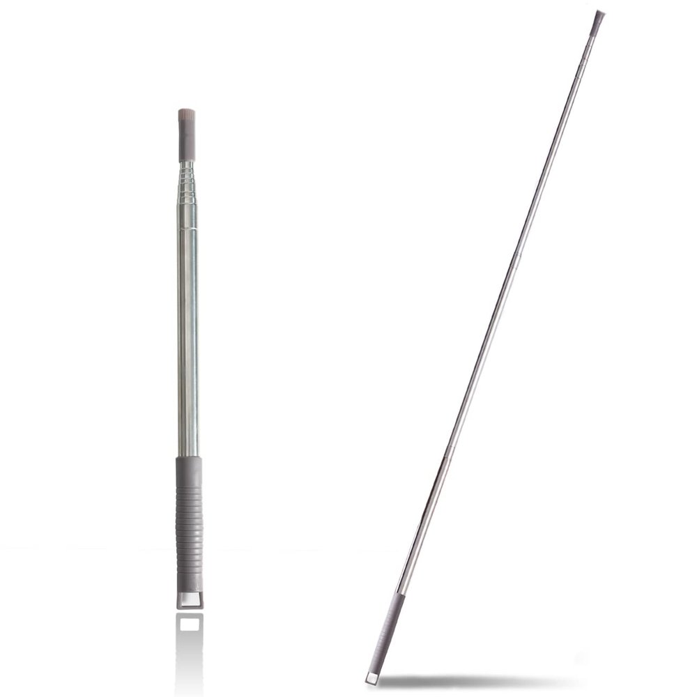Upgraded Thickened Extension Pole 16'-80', Sturdy Long Telescoping Pole Attachment Microfiber Duster for High Ceiling Cleaning by OOSOFITT