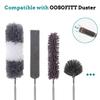 Upgraded Thickened Extension Pole 16'-80', Sturdy Long Telescoping Pole Attachment Microfiber Duster for High Ceiling Cleaning by OOSOFITT view 2