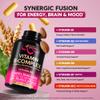 Vitamin B Complex for Men & Women - Riboflavin B2, B12, B1, B3, B5, B6, B7, B8, B9 | Vitamin C, Choline, Inositol - B-Complex Supplement - Energy, Brain & Heart Support - Made in USA, 60 Vegan Caps view 4