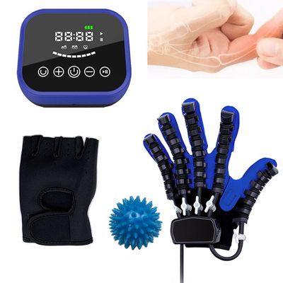 ZKES Hand Rehabilitation Trainer Robot Gloves,Recovery Exercise Equipment for Cerebral Palsy Stroke Hemiplegia Patient (S, Right Hand)