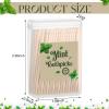 600 Pcs Bulk Mint Toothpicks Wood Toothpicks Mint Flavored Toothpicks with 6 Clear Plastic Boxes for Kitchen Appetizers Fruit Tray Essential Teeth Dental Care view 2