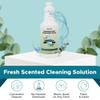 Steam and Go Demineralized Water - Multi-Surface Cleaning Solution for Steam Mop, Ready-to-Use Floor Cleaner, Ideal for Home & Office, Compatible w/Any Steam Mop - Eucalyptus Mint, 32oz, Pack of 12 view 2