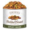 FERIDIES Gourmet Cocktail Crunch Spicy Guac Snack Mix for Adults with Tangy Buffalo and Guacamole Flavors, Premium Virginia Peanuts, Almonds, Sesame Sticks - 36 Oz Tin view 1