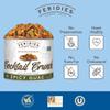 FERIDIES Gourmet Cocktail Crunch Spicy Guac Snack Mix for Adults with Tangy Buffalo and Guacamole Flavors, Premium Virginia Peanuts, Almonds, Sesame Sticks - 36 Oz Tin view 2