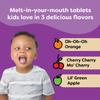 Renzo's Picky Eater Kids Multivitamin with Iron, Dissolving Kids Vitamins with Vitamin D3 and K2 and More, 60 Sugar-Free Melty Tabs, Lil Green Apple Flavored view 4