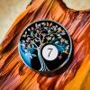 7 Year Sobriety Chip | Tree of Life AA Coin Token Medallion with Glow in The Dark Recovery Anniversary view 4