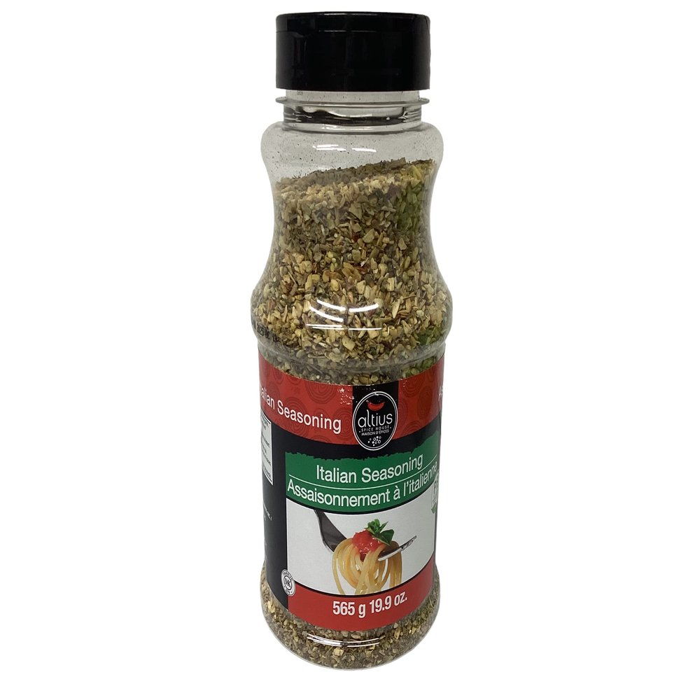 Altius Italian Seasoning, Food Service Size Bottle, 565g/19.9 oz. Bottle (Imported from Canada)