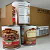 Keystone Meats All Natural Heat and Serve Canned Beef 14.5 oz Fully Cooked Canned Meat Ready to Eat 5-Year Shelf Life Pantry Staple for Everyday Meals, Emergency Survival Food Made in USA Pack of 24 view 2