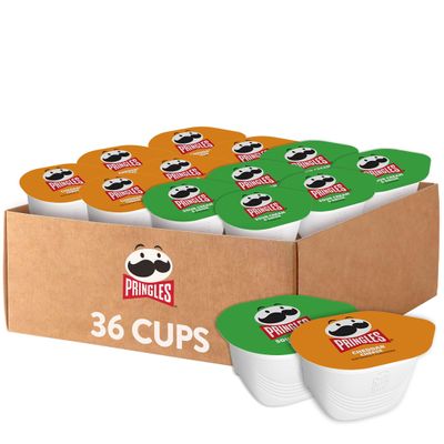 Pringles Potato Crisps Chips, Snack Stacks, Lunch Snacks, Variety Pack (36 Cups)