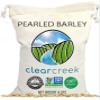 CLEAR CREEK Certified Glyphosate Residue Free Pearl Barley | 4 LBS Drawstring Bag | Non-GMO | Kosher | Vegan | Non-Irradiated view 1