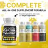 Alpha Lipoic Acid 600mg N-Acetyl Cysteine 600mg Acetyl L-Carnitine 500mg Benfotiamine 300mg - Nerve Support Supplement for Women and Men with Vitamin B1 B6 & B12 - Made in USA 90 Caps view 2