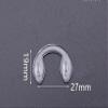 BEHLINE Eyeglasses Nose Pads, Glasses Bridge Strap/Saddle Bridge,Soft Silicone Anti-Slip Replacement Nosepads,Push-in Eyeglasses Nose Piece for Eye Glasses Sunglass Eyewear Optical (Small) view 4