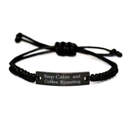 Inappropriate Coffee Roasting Gifts, Keep Calm and Coffee, Brilliant Holiday Black Rope Bracelet Gifts For Friends, , Black coffee, Coffee beans, Dark roast, Roasted coffee beans, Whole bean coffee