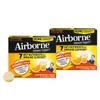 Airborne 1000mg Vitamin C + Zinc Sugar Free Multivitamin Immune Support Effervescent Fizzy Drink Tablets, Zesty Orange Flavor with Powerful Antioxidants Vitamins A C & E, 30 Tablets (2 Pack) view 1