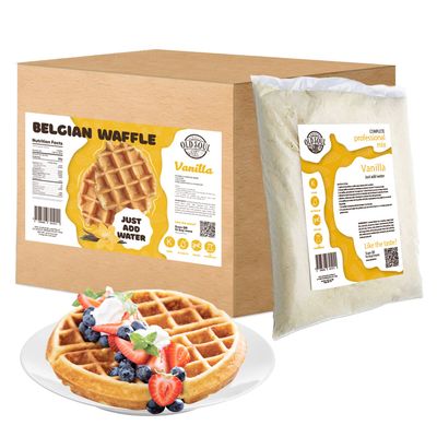 ALDKitchen Belgian Waffle Mix | Soy free | Nut free | Dough Mix for Egg Waffles (Vanilla, 30 Pound (Pack of 1))