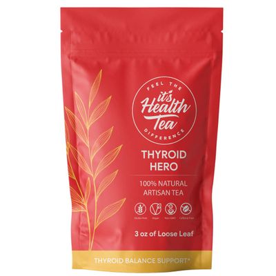 Thyroid Hero Herbal Tea for Thyroid Function & Balance Support | 8 Functional Herbs | Caffeine-Free | 35 Tea Bags Included*