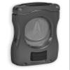 Lotus GT Cigar Cutter with Double Guillotine Blades, All Metal Housing, Slot on Bottom for Easy Cleaning, Closed Back Design for a Perfect Cut (Gunmetal & Black) view 1