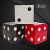 6 Pcs Dice Favor Boxes 8 x 8 x 8 Inch dice Boxes Bulk for centerpieces Casino Party Decorations Game Night Decorations Casino Themed Party Goodie Boxes Gift Box (Black, White, Red) view 2