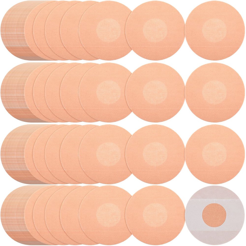200 Pieces Adhesive Patch CGM Patches Bulk Waterproof CGM Sensor Patches Breathable Glucose Monitor Patch Flexible Breathable Sensor Covers Without Glue in the Center for CGM Sensors